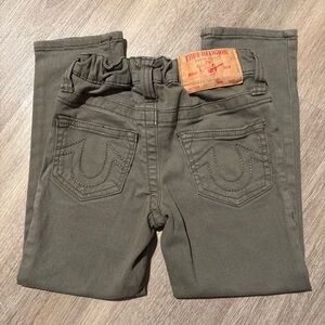 Kids True Religion Khaki Straight-Leg Jeans